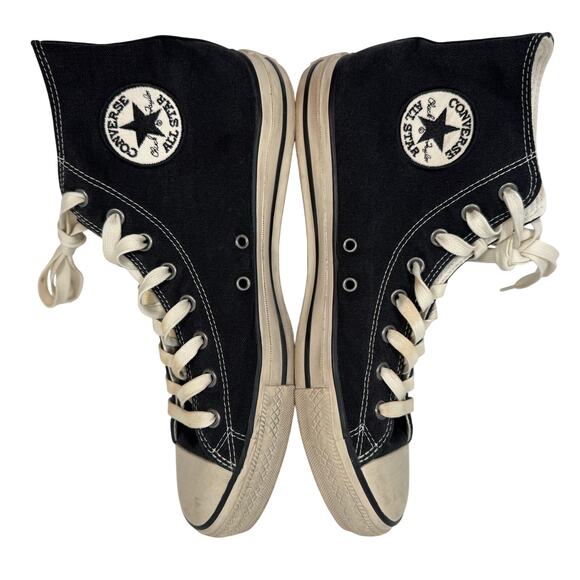 Converse Kurt Cobain All Star Black High Tops Men’s 10 Punk Rock FREE SHIPPING - Picture 2 of 11